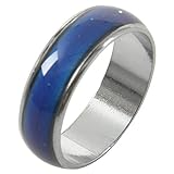 Unisex anillo UANG Emocion sentimiento Anillo de Color cambiante de la aleacion animo