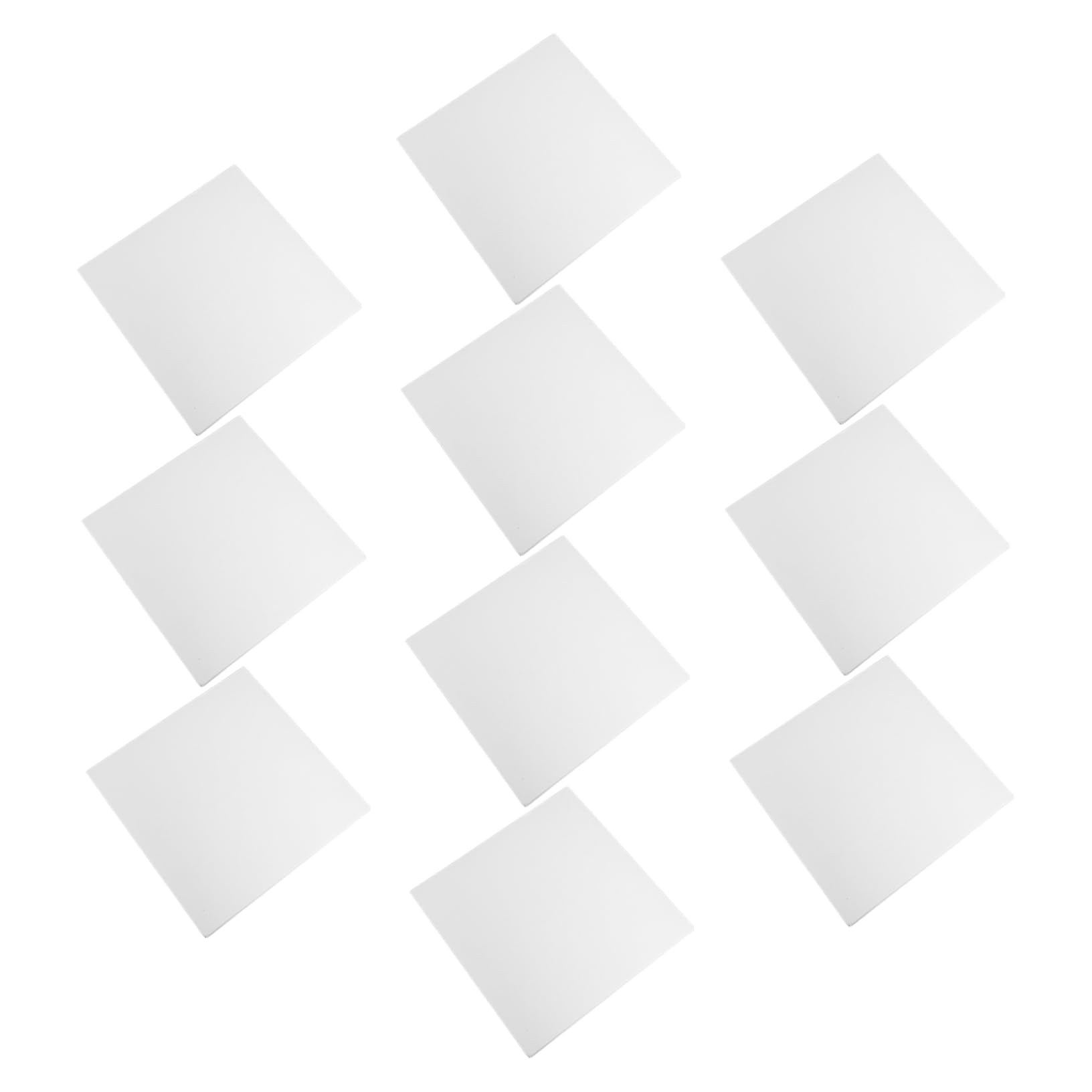 Sottotorta Quadrato Bianco in Carta, Design Rinforzato, 10 Pezzi