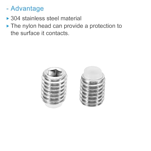PATIKIL M5x6mm Nylon Tip Grub Screw - Image 4