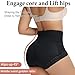 Pehhim Women butt lifter panties Lace Tummy Control Shapewear Shorts Fajas Colombianas Moldeadoras Comfortable underwear(Black,M)