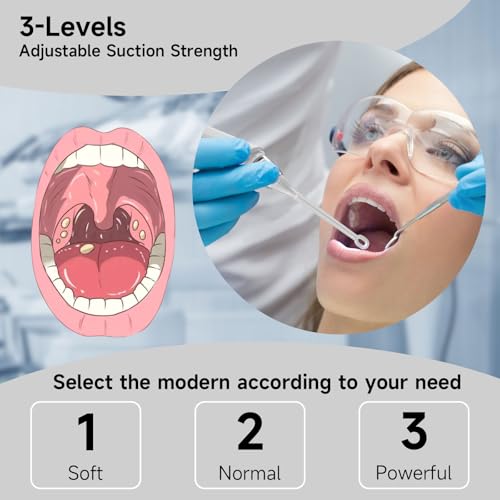 Image of Oral Cleaning Kit - Vacuum Tonsil Stone Removal Kit With 3 Suction Modes Oral Irrigator, Fight Bad Breath, Built-in LED Light & Magnifying Mirror for Effective Tonsil Stone Removal & Bad Breath Relief