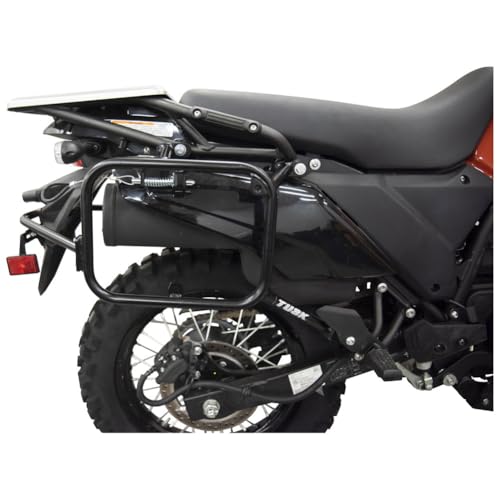 TUSK Pannier Racks con Nelson Rigg Hurricane Dry Saddlebags Negro Compatible con Kawasaki KLR650/ABS/Adventure ABS 2022-2026KLR650 S/S ABS 2023-2026 miniatura 7