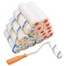 Produktbild Liwein Farbwalzen,20 Stück Farbroller Pinsel Mini Walzenbürste Tragbare Wandfarbe Walzenbürstenhalter Klein Farbrollerbügel für Gebäudedekoration