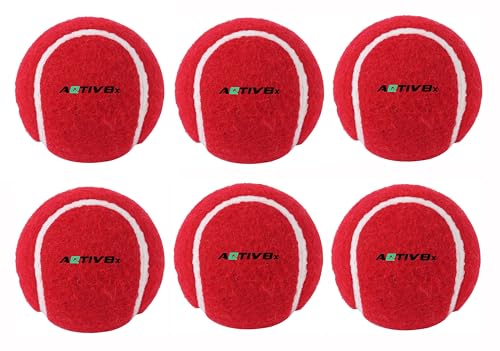 Image of Tennis Cricket Ball, Light Weight Rubber Cricket Balls for Men, Women, Boys & Girls