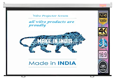 Vilro 120 Inches Wall Type Pull Down Projector Screen 8x6 Ft - Image 8