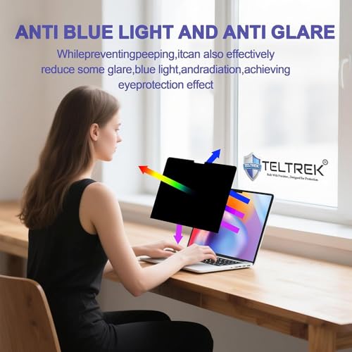 Image of Privacy Anti SPY Screenguard Compatible With Laptops With 11.6 inch Inch Diagonal with 16:9 Aspect Ratio Anti Peep Matte Screen Protector Not a Tempered Glass, Screenguard Size : 257 mm X 145 mm