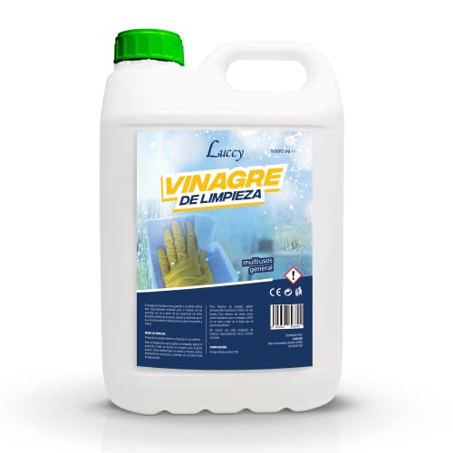 Vinagre de Limpieza 5 Litros | Nueva Formulación Más Concentrado 10º de Acidez | Limpiador Multiusos Ecológico y Eficiente