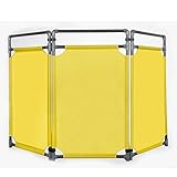 Barricada De Tráfico Retráctil Con Puerta Plegable, Barricada De Tráfico Retráctil, Barricada De Seguridad De 3 Paneles, Valla De Entrada Plegable, Barrera Portátil Para Mantenimiento De Ascensores D