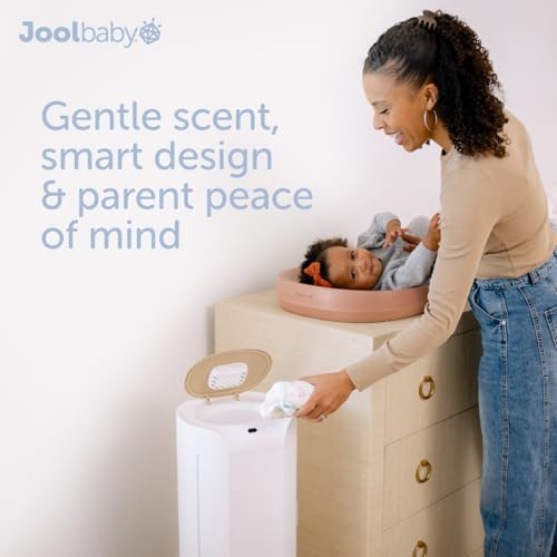 Jool Baby SMARTWAVE Diaper Pail Refill Liners (4-Pack) – Continuous Liner System - Unscented, Lasts Up to 1980 Diapers by Jool Baby - Image 6
