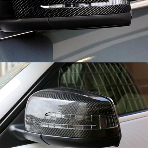 Coque rétroviseur Mercedes carbone anti-rayure W176 W204 C117
