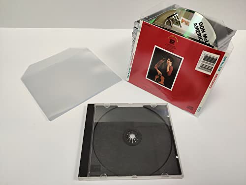 CD Jewel Case Replacement Clear Sleeve Premium Material (Pack of 100) - Image 4