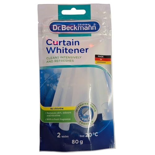 Dr. Beckmann Curtain Whitener Clean Intensively & Refresh 2416-80g for 2 washes