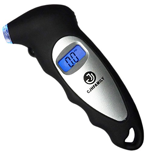 Digital Tire Pressure Gauge 100 PSI 4 Settings for Car Truck Bike and motorcycle with Backlit LCD