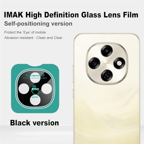 Image of FabeKee Compatible With oppo F31 PRO Camera Lens Protector Tempered Glass HD Clear Lens Film (Black Version)