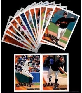 2010 Topps San Francisco Giants Complete Team Set (Series 1, Series 2, & Update Series) - Total of 31 Cards Includes Buster Posey Rookie Card, (2) Tim Lincecum, Brian Wilson, Madison Bumgarner Rookie, Team Card, Series MVP Edgar Renteria, and more