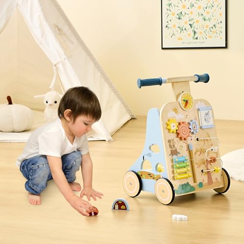 Baby Walker with 7-in-1 Montessori Activity Center for Toddlers — view 6