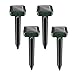 Produktbild 4 Stück Solar Maulwurfabwehr - Ultrasonic Solar Mole Repellent Sonic-gerät, Sonic Mole Repeller, Solarbetriebener Maulwurfsentferner Für Maulwurf, Schlange, Wühlmaus, Gopher Und Andere Tiere