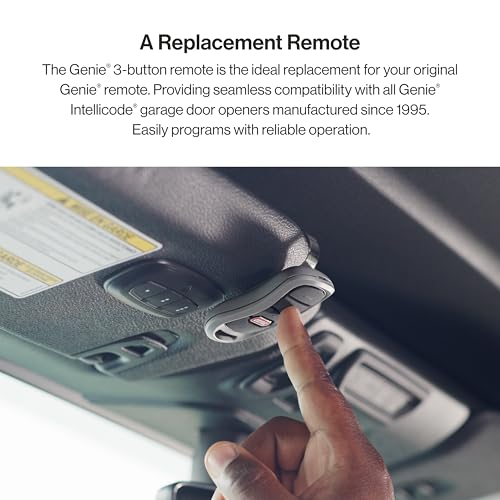 Image of Genie Authentic G3T-R 3-Button Intellicode Garage Door Opener Remote with, Works only on Genie openers, (Pack of 6)