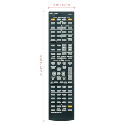 Télécommande RAV343 compatible Yamaha RX-V767 pour contrôler votre home cinéma - 2