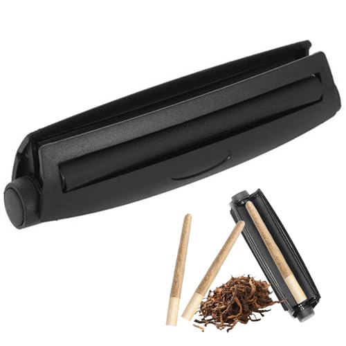 110 Mm Rouleuse A Joint, Rouleuse À Cigarettes Manuelle Portable – Rouleuse À Cigarettes Haute Efficacité Et Durable (Noire)