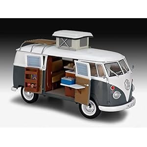 Revell RV07674 07674 VW T1 Modello Camper Kit 1:24 Scala, Non Verniciabile - immagine 4