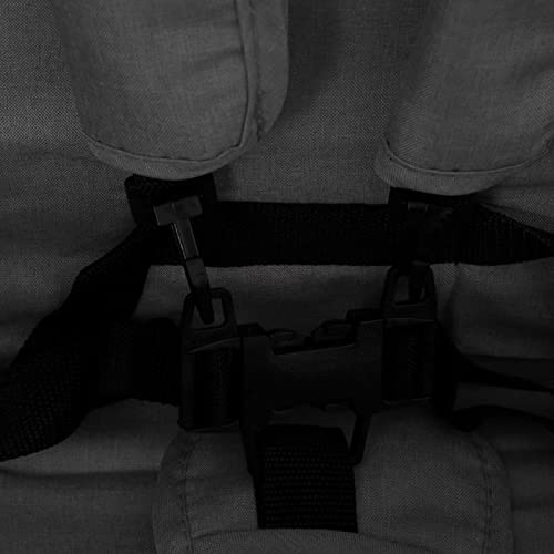 Geschwisterwagen, MOONAIRY Zwillingskinderwagen, Geschwisterbuggy, Double Stroller, Doppelkinderwagen, Dunkelgrau Stahl
