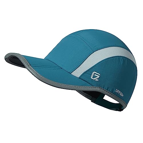 Image of GADIEMKENSD Reflective Folding Outdoor Hat Unstructured Design UPF 50+ Sun Protection Sport Hats for Womens and Mens