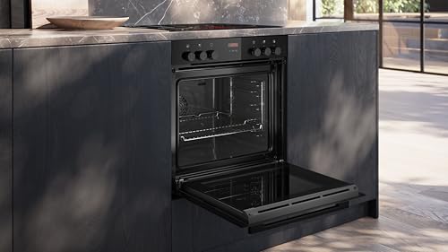 Siemens EQ211KA11, iQ300 Einbau-Herd-Set, Bestehend aus HE213ABS3 Herd, 60 x 60 cm, 3D Heißluft und Schnellaufheizung, EA64RGNA1E Elektrokochfeld, Zweikreis-Kochzone, Bräterzone, Edelstahlrahmen