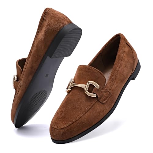 Image of Women's Flats Shoes Leisure Shoes Slip On Work Shoes Comfort Walking Shoes，Loafers for Women Casual Moccasins.