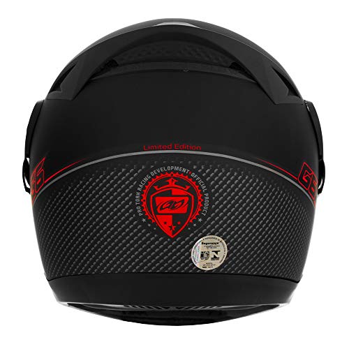 Pro Tork Capacete Evolution G6 Limited Edition Fosco 58 Preto/Vermelho