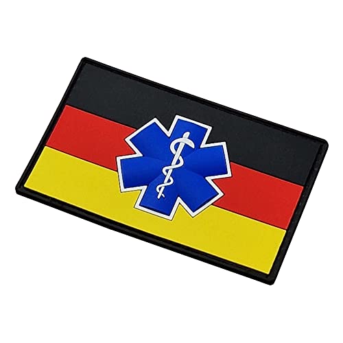 Deutschland Germany Medic Star of Life EMS PVC Patch