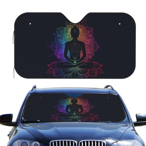 Couverture pare-brise avant voiture pour garder le frais en camping ou voyage