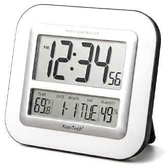 Radio Controlled Lcd Wall Clocks product image