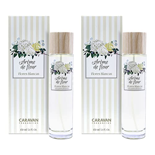 Caravan Set de 2 frascos 150 ml, arome de fleur flores blanca