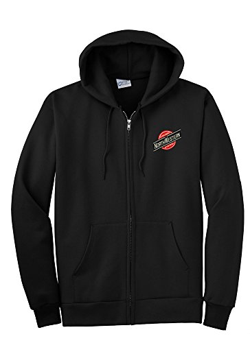 Daylight Sales Chicago & Northwestern Zippered Hoodie Sweatshirt [17]