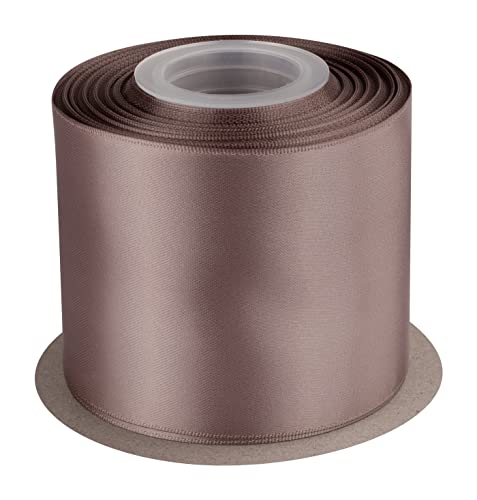 Double Faced Satin Ribbon, 75mm X 22M, Solid Polyester Craft Ribbon, Perfect for Gift Wrapping Crafts