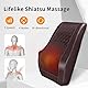 OMASSA Shiatsu Massagegerät, Schulter Nackenmassagegerät mit Wärme, 3D Knet Massagekissen zur Linderung von Rücken, Nacken, Schulter und Beinschmerzen, Geschenke für Männer, Frauen, Mama, Papa, Oma