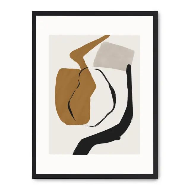 Cuadro abstract forms ii tableau sur toile premium pour décoration élégante