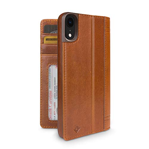 Image of Twelve South Folio Case For Iphone Xr - Cognac - Brown
