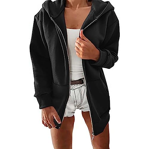 Veste à glissière femme sport et loisirs en polaire noire taille L