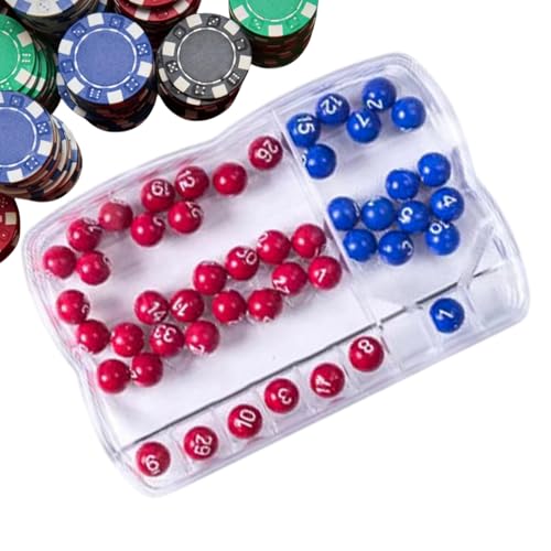 Máquina De Bolas De - De Portátil, De Números Manual | Juguete De Números para Juegos De, Compatible con Bolas De Dos Colores Y Super, Convenie