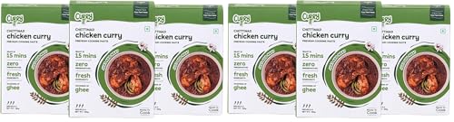 Image of CURRYiT Chettinad Chicken Curry Paste | Cook in 15 mins | Just add Fresh Mutton, Meat, Fish | Goodness of Ghee | No Preservatives | Enjoy with Chawal Roti | Indian Masala Wet Marinade 120g (Pack of 6)