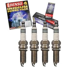 4 pc DENSO Iridium Power Spark Plugs compatible with Hyundai Elantra 1.8L 2.0L L4 2011-2017