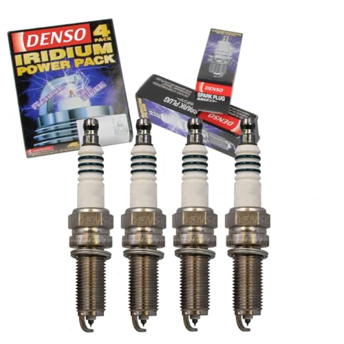 4 pc DENSO Iridium Power Spark Plugs compatible with Hyundai Elantra 1.8L 2.0L L4 2011-2017