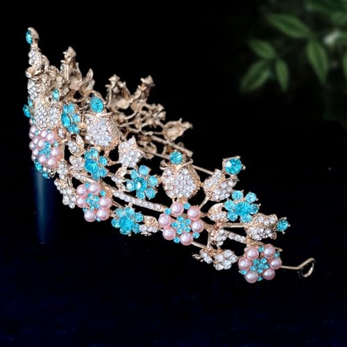 Tiara de boda elegante como obsequio especial para novias e invitadas 5