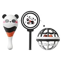 Baby Shaker Panda Rattle Toy Cartoon Musical Instrument Shower Sensory Gifts Rattle Musical Education