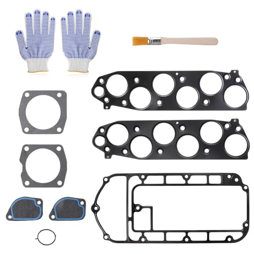Image of Intake Manifold Gasket Set, for Acura MDX 2003 2004 2005 2006, 3.5L, for Honda Pilot 2005 2006 2007 2008, 3.5L, OE MS96410-1,MS 96410-1