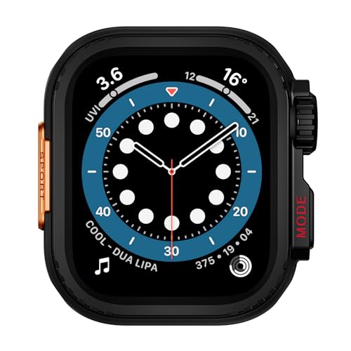 Protection montre Apple Watch métal 45mm antichoc anti-rayure