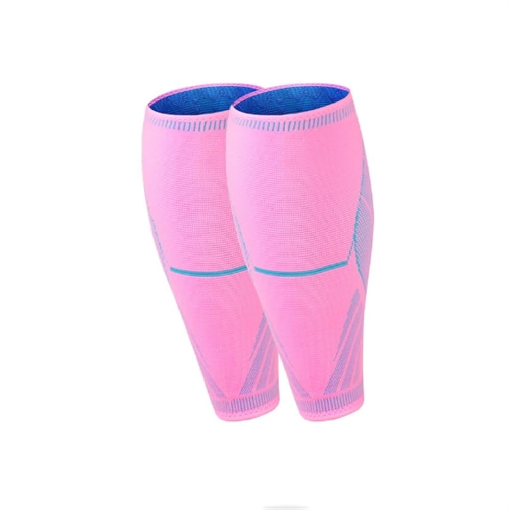 Sujeción de Pantorrilla y espinilla Protector de pantorrillas Deportivo de compresión for Exteriores(Pink,XL)
