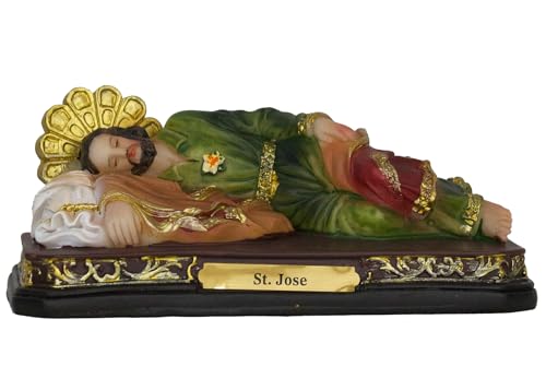 Cannan St. Jose 5 San Jose Dormido Fuente de Consuelo y Esperanza para Aquellos que Enfrentan Dificultades Resin Religious Figure St. Sleeping Joseph